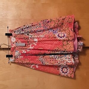 J. Crew Paisley Pleated Skirt